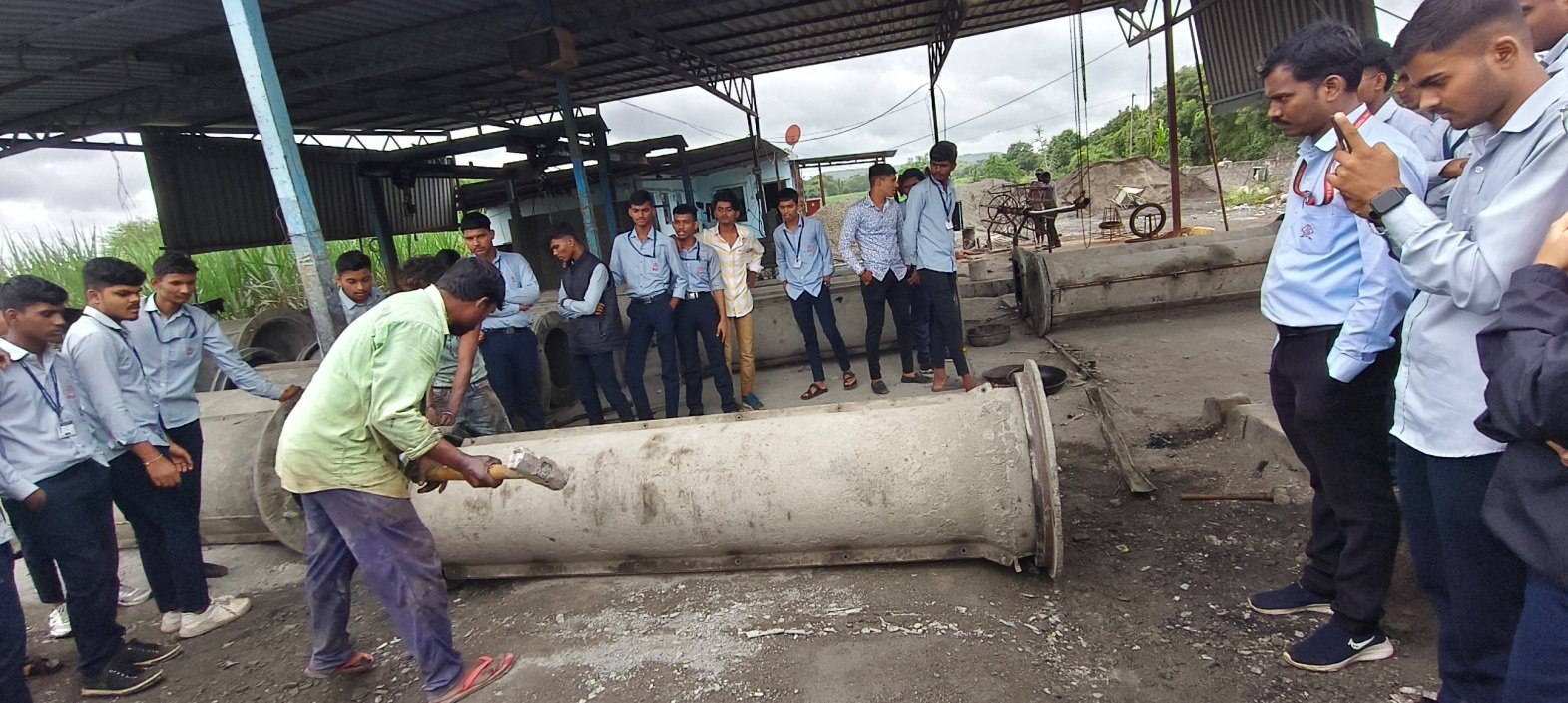 Precast Concrete Products – RCC Pipes under the subject Building Material and Construction